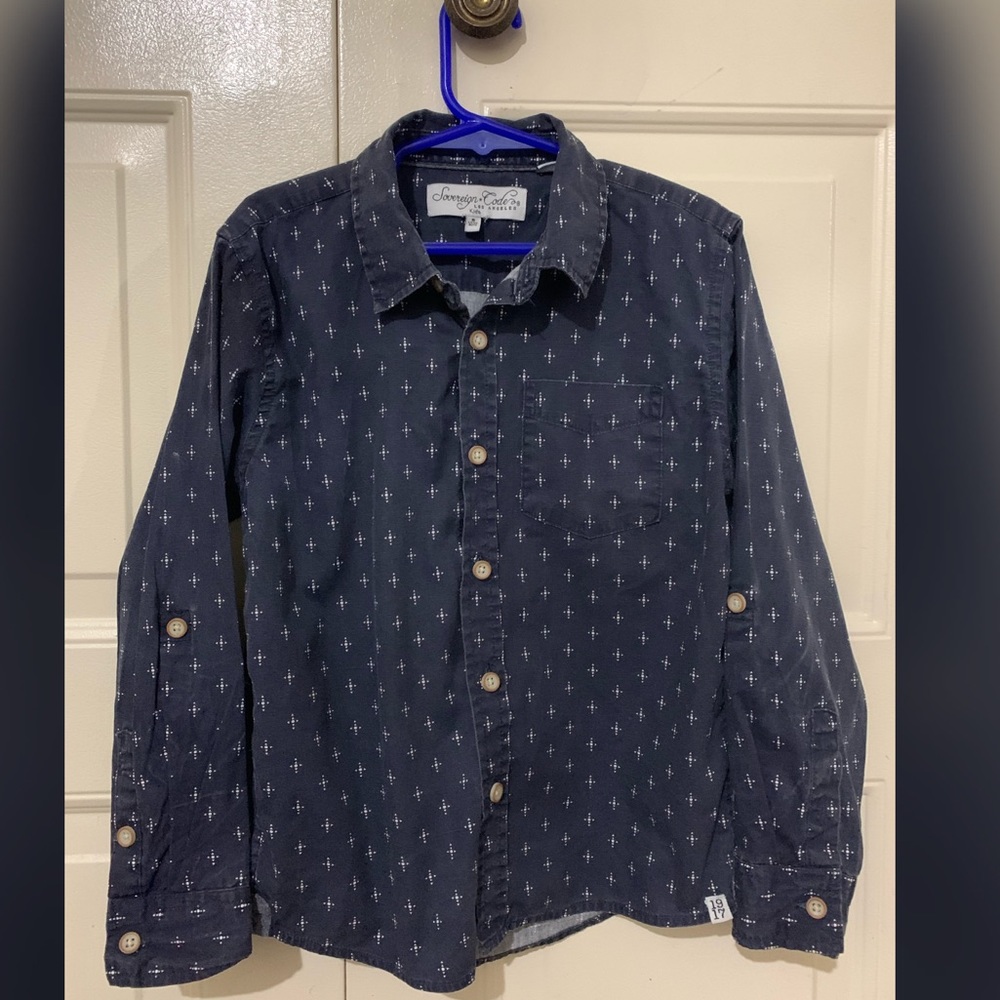 Kids collar dress shirt